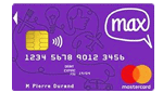 Carte bancaire Mastercard Max